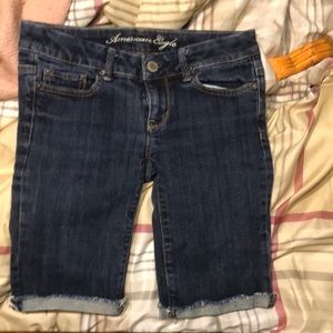 American Eagle Denim Bermuda Shorts